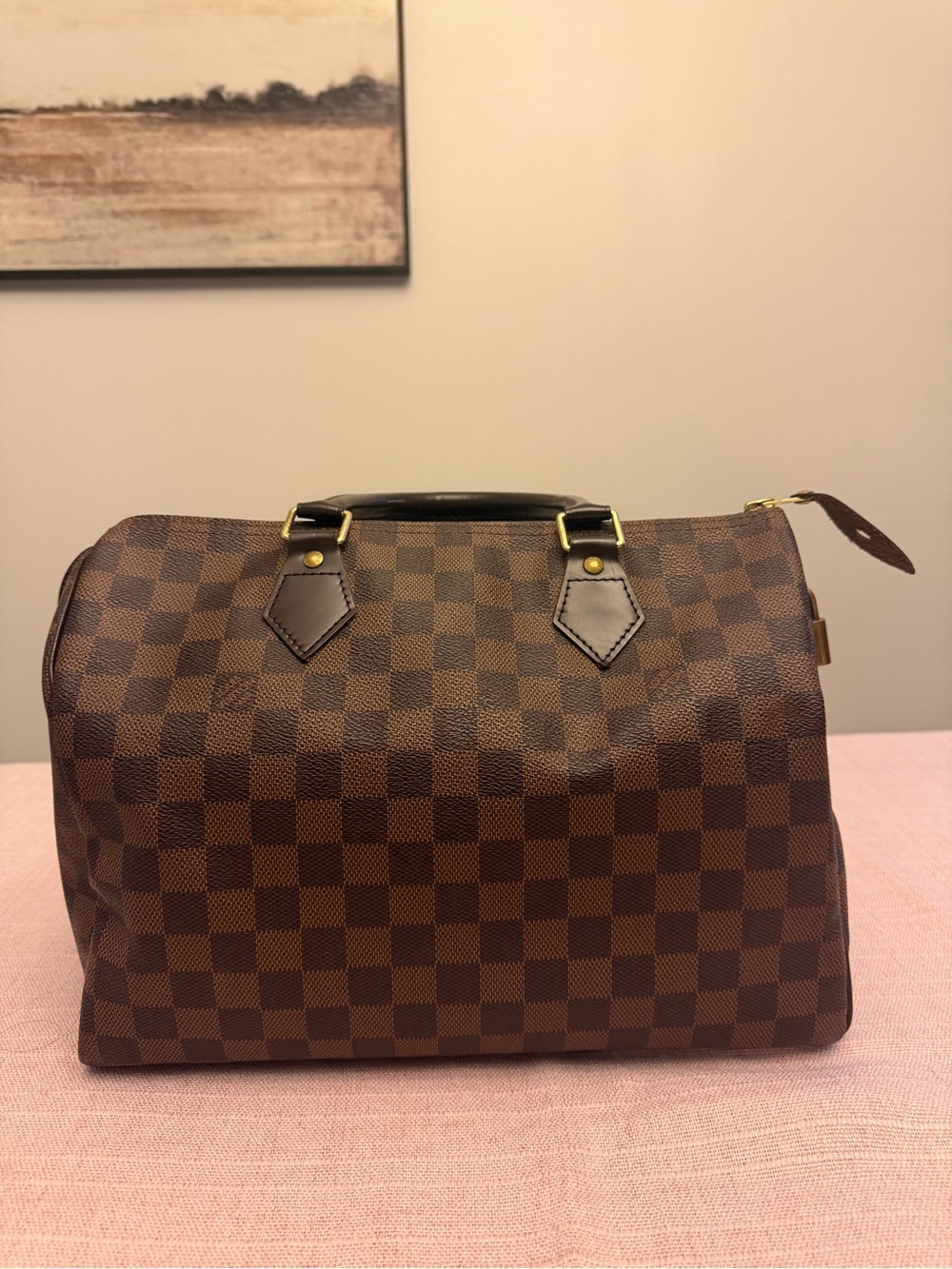 Louis Vuitton Damier Ebene Speedy 30 - Picture 2 of 11